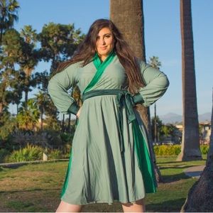 Elhoffer Designs Warrior in Training Wrap Dress